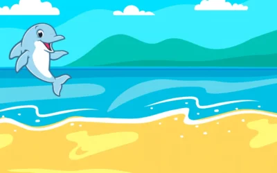 Dolphi der fröhliche Delfin