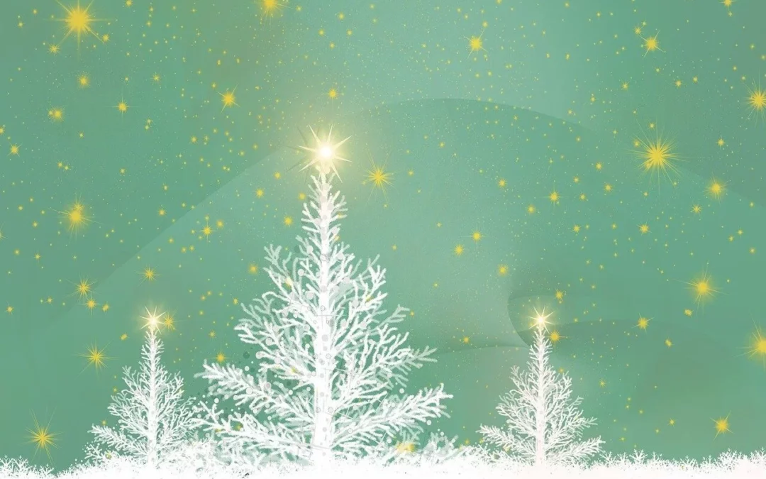 Der Schneeflocken-Weihnachtsbaum