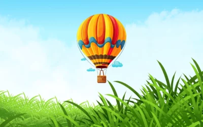 Leichtigkeit im Heißluftballon