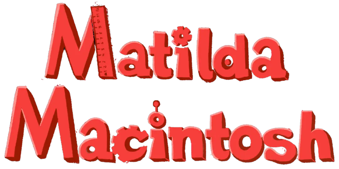 Logo vom Kinderbuch "Matilda Macintosh", ein Vorlesebuch voller Abenteuer für Kinder ab 5 Jahren von Axel Täubert, Jana Sommerfeld und Zwergenstark