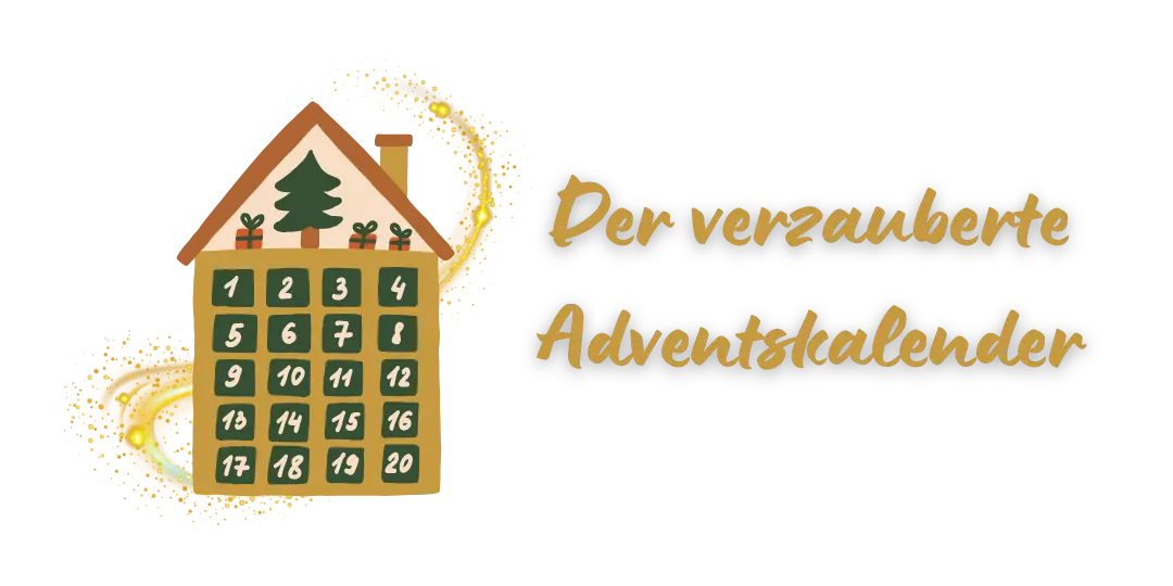 Logo zum Kinderbuch "Der verzauberte Adventskalender", ein E-Book für Kinder ab 5 Jahren von Zwergenstark