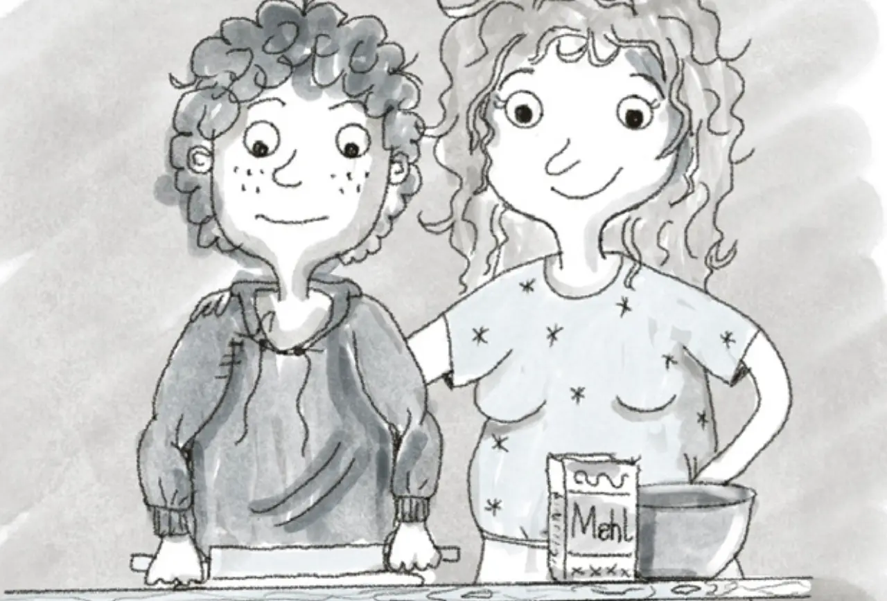 Beitragsbild zum Kapitel 2 "Marmeladeecken" aus dem Kinderbuch "Drachenmut", ein Vorlesebuch ab 7 Jahren über Drachen, Freundschaft und mentale Gesundheit von Ines Gölß