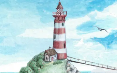 Hoch oben im Leuchtturm