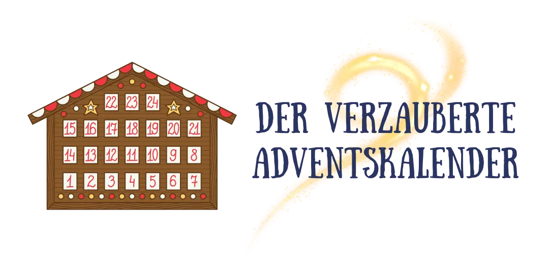 Logo zum Kinderbuch "Der verzauberte Adventskalender", ein E-Book für Kinder ab 5 Jahren von Zwergenstark