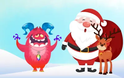 Der Weihnachtsmann im Traumland